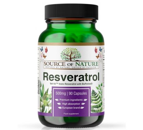 Resveratrol Veri-te™ 500 mg 90 kapsúl