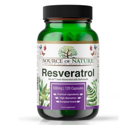 Resveratrol Veri-te™ 500 mg 120 kapsúl