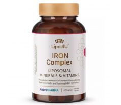 IRON Complex lipozomálne železo s vitamínmi C a B12 60 kapsúl